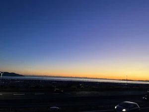 夕焼け / 実家ちかくの昔から見る夕焼けで安心する