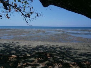 It is a photo of a low tide. / A sea on a low tide for me depicts calmness, peace, serenity and rest after a hard days work