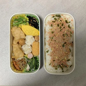 昨日の昼食のお弁当。