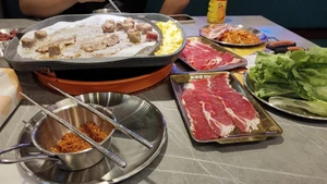 Photo was taken on January 15, 2024, at 8:00 P.M. I went to a hotpot restaurant with my friends, and we discussed our lives and work as of late.