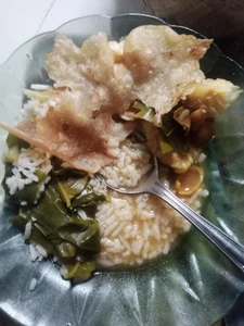 虽然是简单的食物，但是味道很满足。